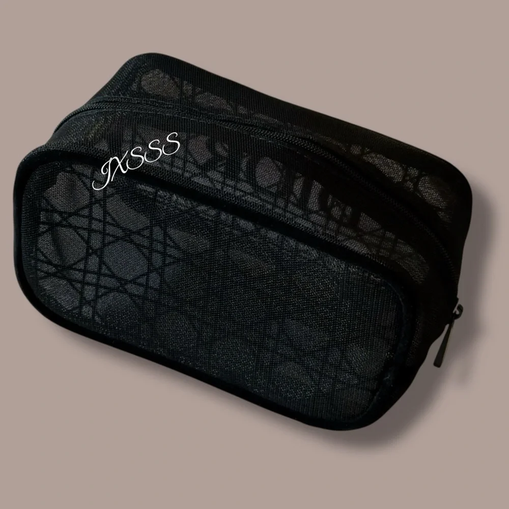 Black (Mesh) Dior Beauty Cosmetic-Makeup Bag - Picture 10 of 15